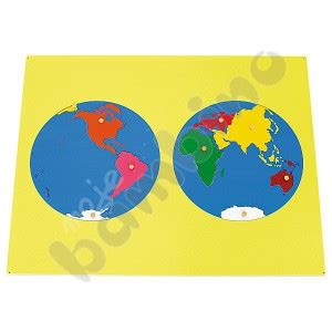 World map- continents - Moje Bambino