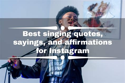 70 best singing quotes, sayings, and affirmations for Instagram - Tuko ...