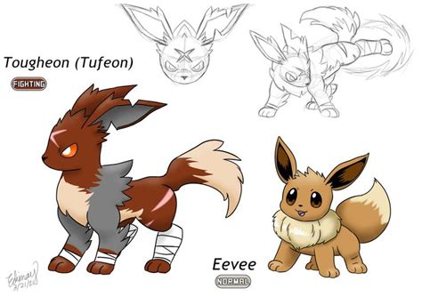 Eevee's fighting evolution(Tougheon) by Edimay on DeviantArt | Pokemon art, Eevee, Fairy tail art