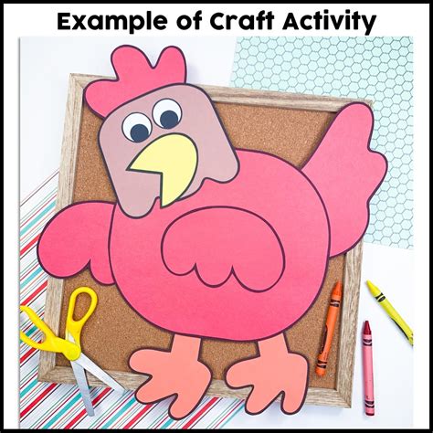 Little Red Hen Craft Activity - Crafty Bee Creations