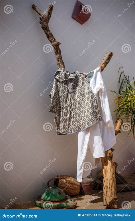 Drying clothes outdoors stock photo. Image of house, shirt - 47395514