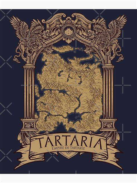 Póster «Mapa de Tartaria - Empire de Tartarie - Tartarian Empire Griffin - Obra de arte original ...