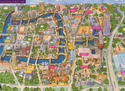 San Antonio | San Antonio, Texas Tourist Map See Map Details From - Texas Sightseeing Map ...