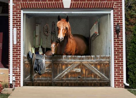 Interesting and Funny Garage Door Murals - Zero To 60 Times