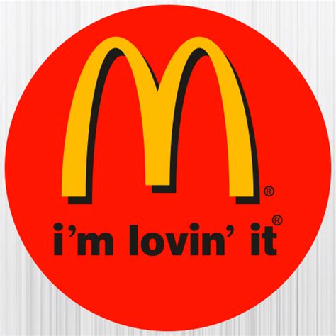 McDonalds I m Lovin it Circle SVG | McDonalds Logo PNG | Im Lovin It vector File | Mcdonald's ...