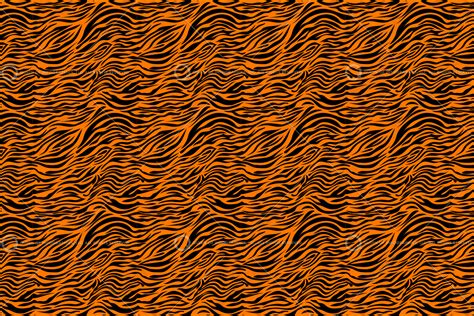 Seamless Tiger stripes pattern - Queen of Infographics