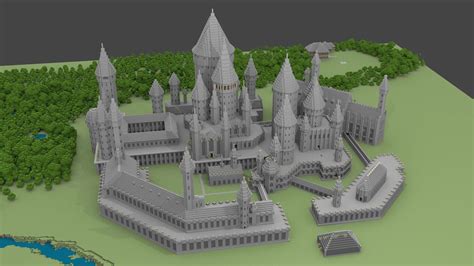 Minecraft Castle Ideas Blueprints Best Of Blueprints Hogwarts Castle Elegant Another Map ...