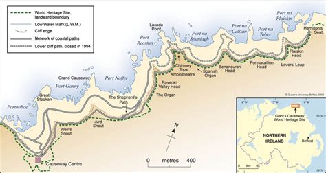 Location map of the Giant's Causeway and Causeway Coast World Heritage... | Download Scientific ...