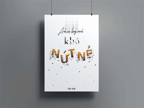 TYPOGRAPHY POSTER | Lối Nhỏ (lyrics) on Behance