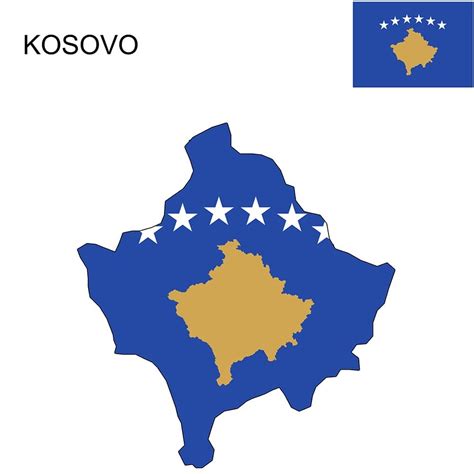 Unfurling The Symbol: A Comprehensive Look At The Kosovo Flag And Map - Map of China Korean ...