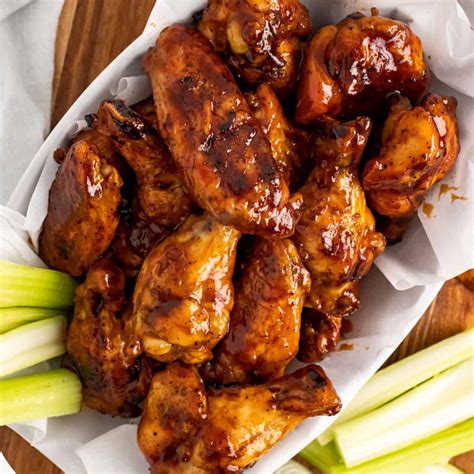 Honey BBQ Chicken Wings ⋆ Real Housemoms