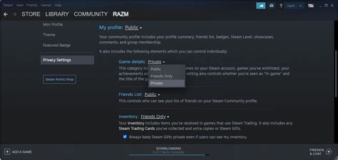 How to Hide Your Steam Activity