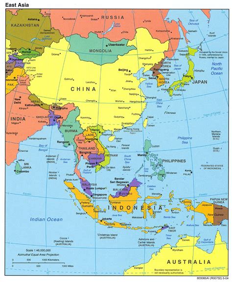 China Map Locations in Asia Area | China Map Cities, Tourist