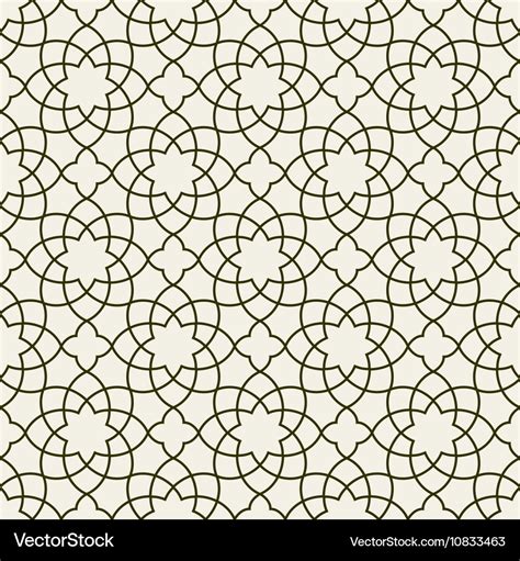 Gorgeous seamless arabic pattern design Royalty Free Vector