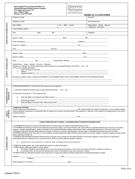 Medical Claim 704331 Health 2013-2024 Form - Fill Out and Sign Printable PDF Template | airSlate ...