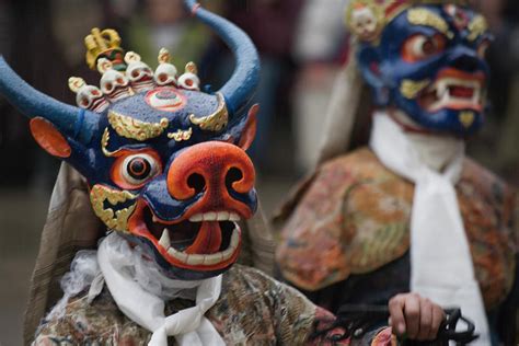 Mask Dance Performance At Ladakh Photograph by Keren Su - Fine Art America