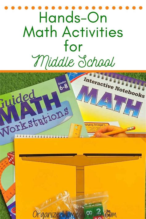 Excellent Hands-On Math Activities for Middle School ~ The Organized Homeschooler