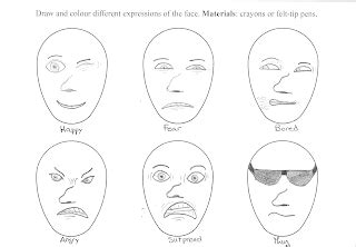 Geometry and Arts: 2017-18. Comic. Face expressions