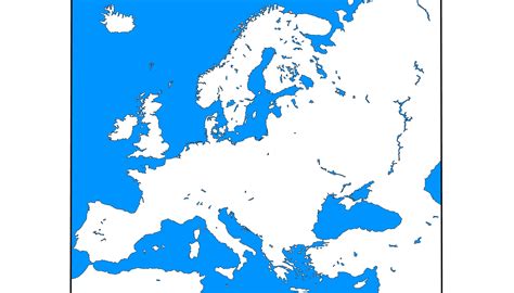 Blank map of Europe, high resolution and detail by srpskazabava on Newgrounds