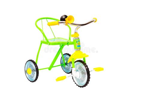 Three-wheeled Bicycle for Children Stock Photo - Image of baby, back: 38384288