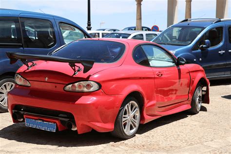 Hyundai Coupé RD. Red version * All PYRENEES · France, Spain, Andorra