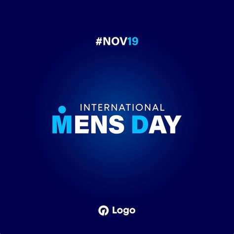 Premium Vector | International Men's Day creative simple poster design