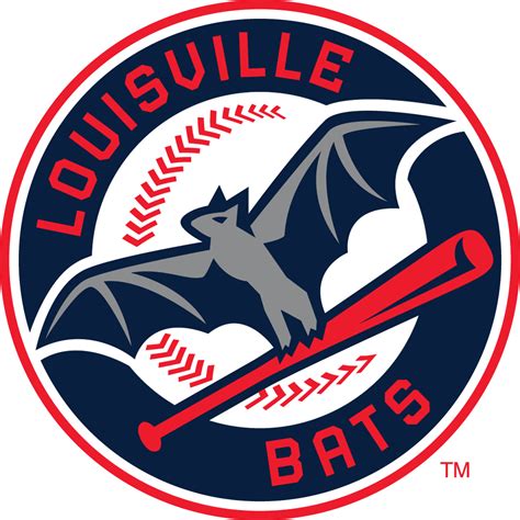 Louisville Bats Primary Logo (2016-Pres) - | Louisville bats, Sports ...