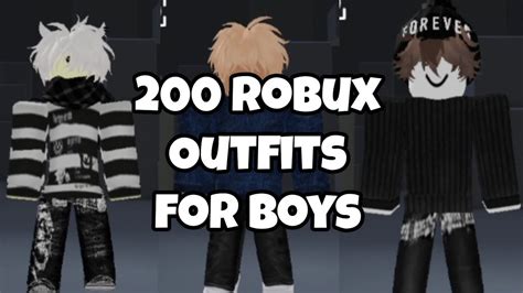 200 Robux Outfit Ideas | 200 Robux Avatar | 200 Robux Outfits Boy ...