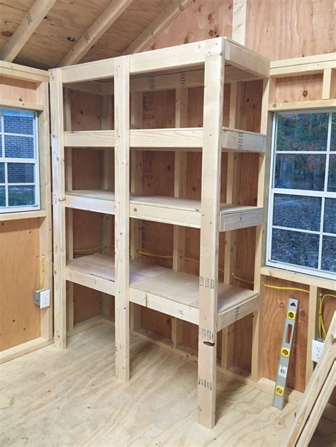 How to add diy shelving to your garage, workshop, or shed (so easy and ...