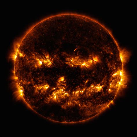 NASA SDO Image: Jack-o-Lantern Sun | NASA