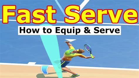 Tennis Clash Tips & Tricks "Fast Serve" #tennisforbeginners - YouTube