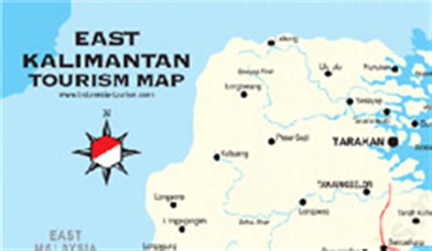 East Kalimantan Map - Peta Kalimantan Timur - East Borneo Map