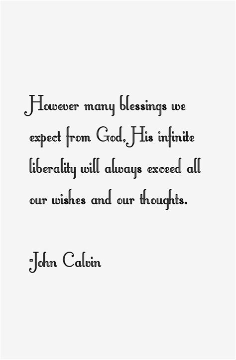 John Calvin Quotes & Sayings