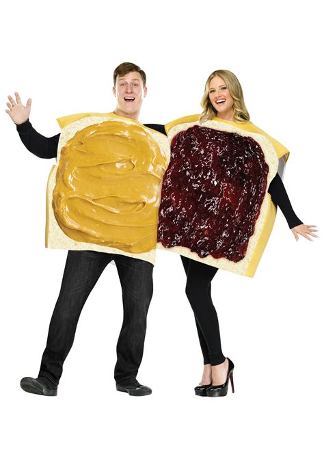 Adult Couples Peanut Butter and Jelly Costume