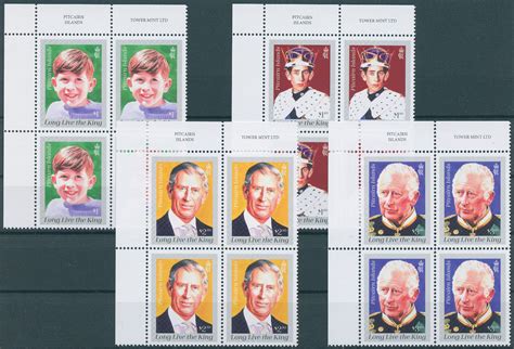 Pitcairn Islands 2023 MNH Royalty Stamps King Charles III Coronation 4v ...