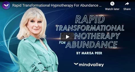 Rapid Transformational Therapy by Marisa Peer: [Is it the next big ...