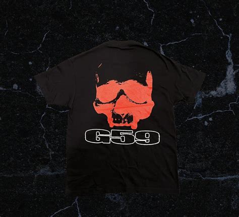 G59 Records G59 Red Skull Logo Grey Day 2022 Tour Tee | Grailed