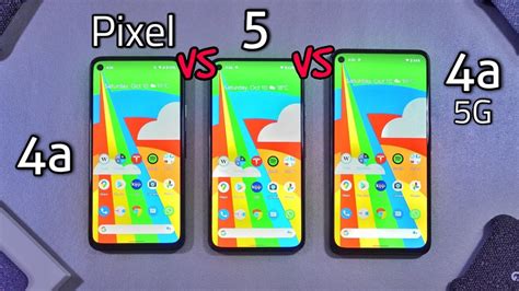 Google Pixel 5 VS Pixel 4a 5G VS Pixel 4a Comparison! - YouTube