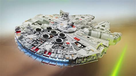 This astonishingly detailed LEGO Millennium Falcon took 7,500 pieces and over a year to build