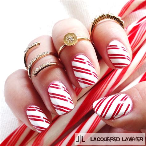 Candy Cane Lane · How To Paint Seasonal Nail Art · Beauty on Cut Out + Keep