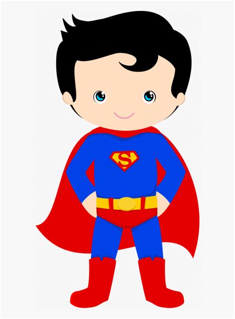 Transparent Superhero Cape Clipart - Cute Superman Clipart, HD Png ...