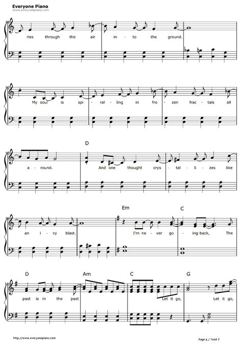 Let It Go Violin Sheet Music Free Printable | Free Printable A to Z