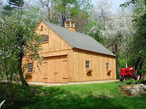 Our 24'x 30' One Story Barn. www.countrycarpenters.com | One Story Barns 24' Deep | Pinterest ...