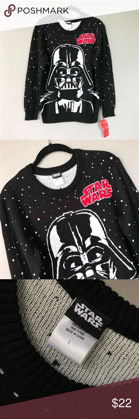 NWT Disney/Star Wars Darth Vader Sweater (w/sound) | Sweaters, Clothes ...