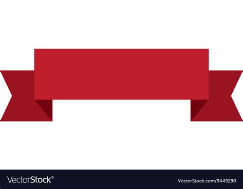 Red banner icon Royalty Free Vector Image - VectorStock