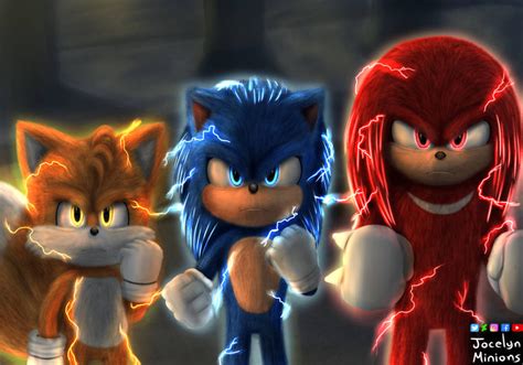 Sonic Tails Y Knuckles Movie by JocelynMinions on DeviantArt | Sonic vs ...