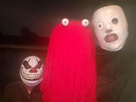 My red guy costume for Halloween : r/DHMIS