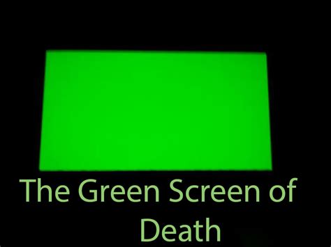 The Green Screen of Death | Listen via Stitcher Radio On Demand