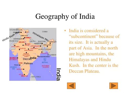 PPT - Geography of India PowerPoint Presentation, free download - ID:4721814