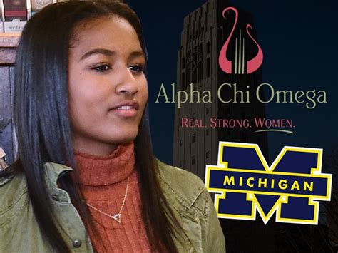 Sasha Obama a Sorority 'Rush Crush' at University of Michigan